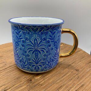 Lilly Pulitzer Ceramic Abaco Blue Have it Both Rays Coffee Mug